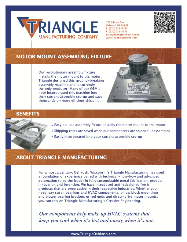 Motor Mount Assembly Fixture
