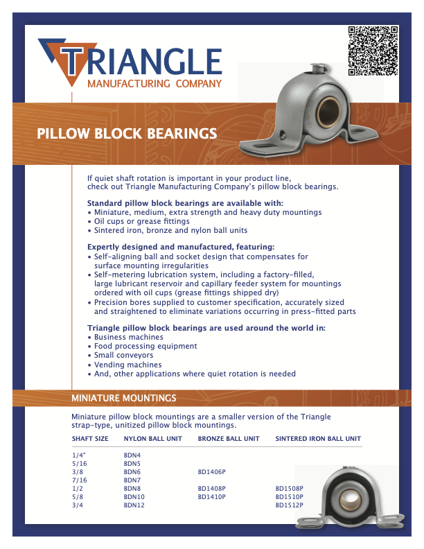 Pillow Block Bearings