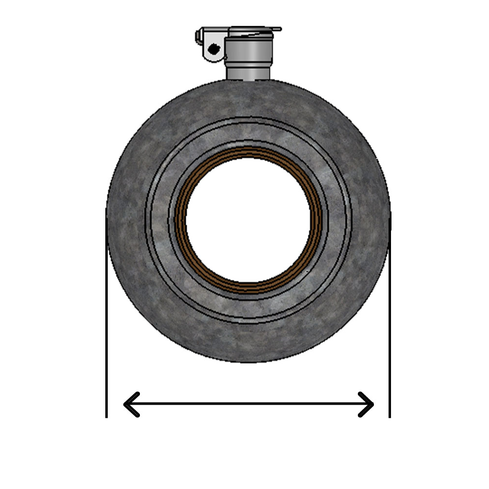 Drawing Showing a Shaft Size Measurement