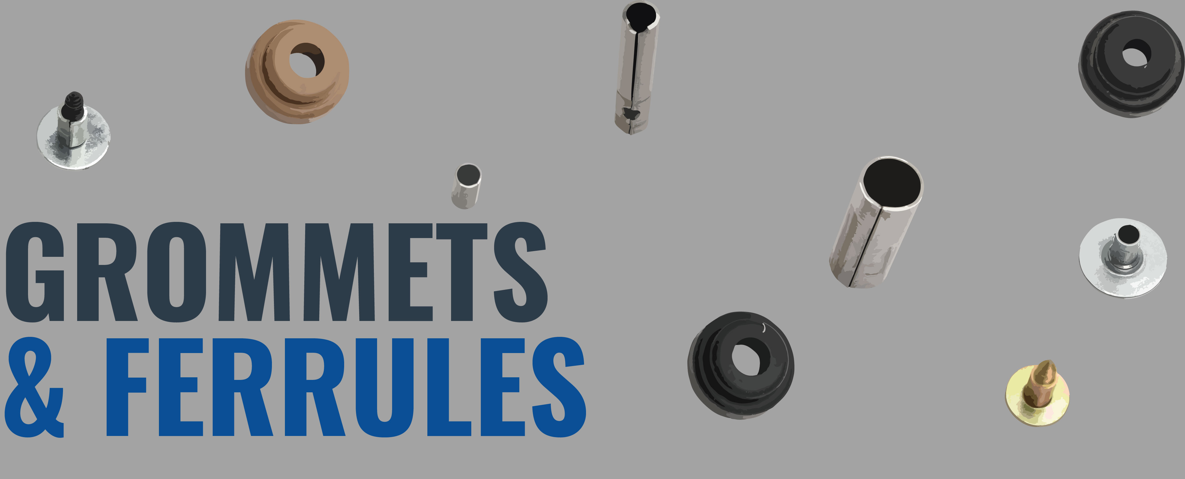 Rubber Grommet & Ferrule Options for Triangle's Motor Mount Bracket Arms