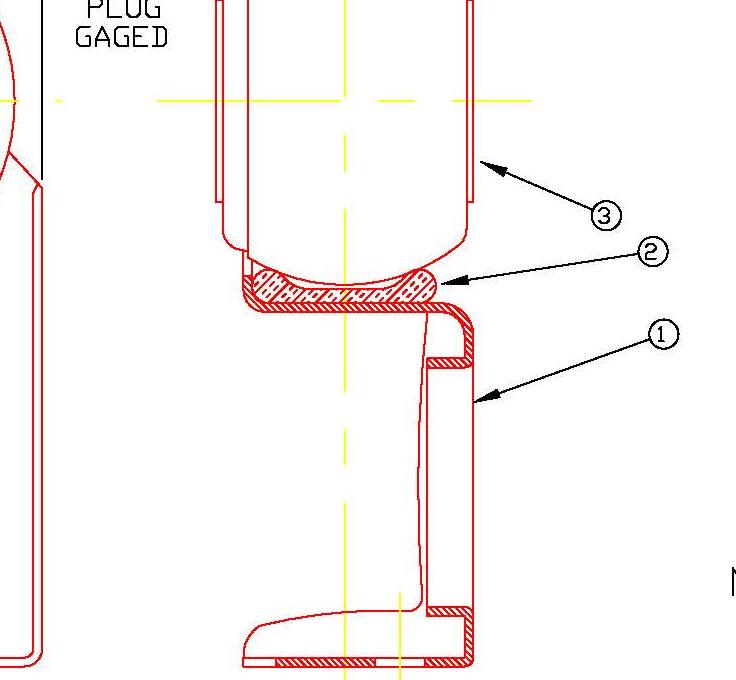 Rubber Mounted Hanger Bearing with Bushing 3954