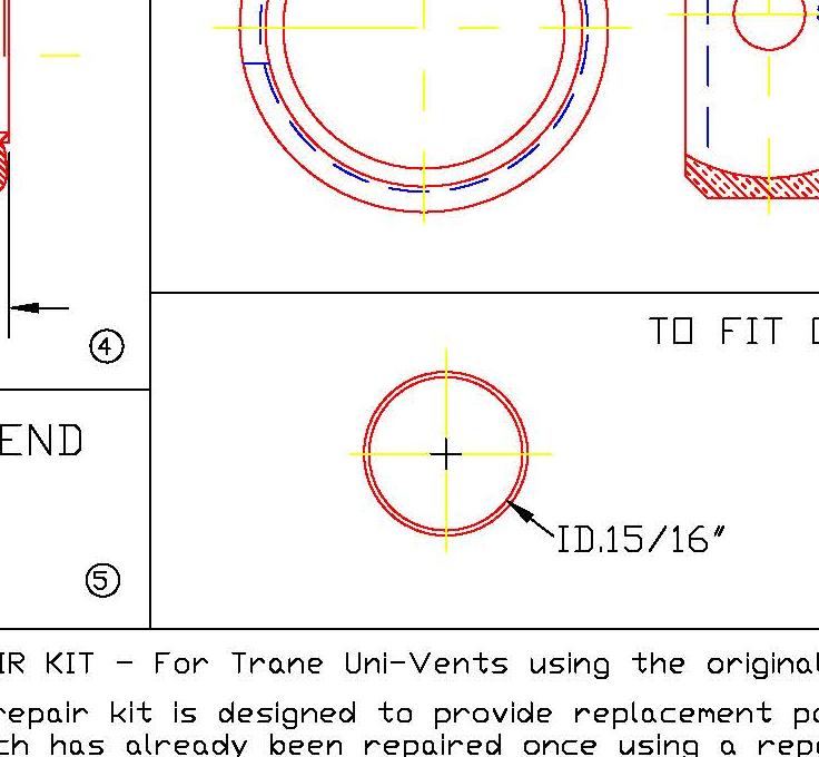 HVAC Repair Kit with Rubber Mounted Bearing 5510
