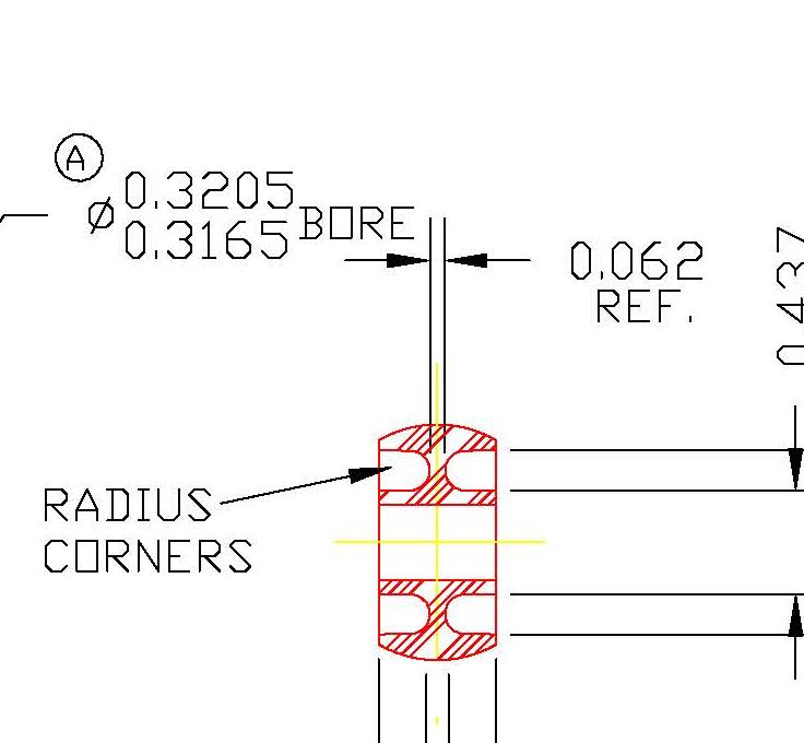 Molded Celcon Spherical Bearing part number N5