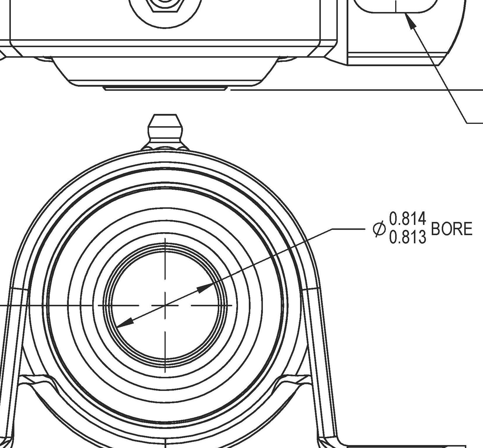 Rubber Mounted Pillow Block Bearing with Bushing NBE13G