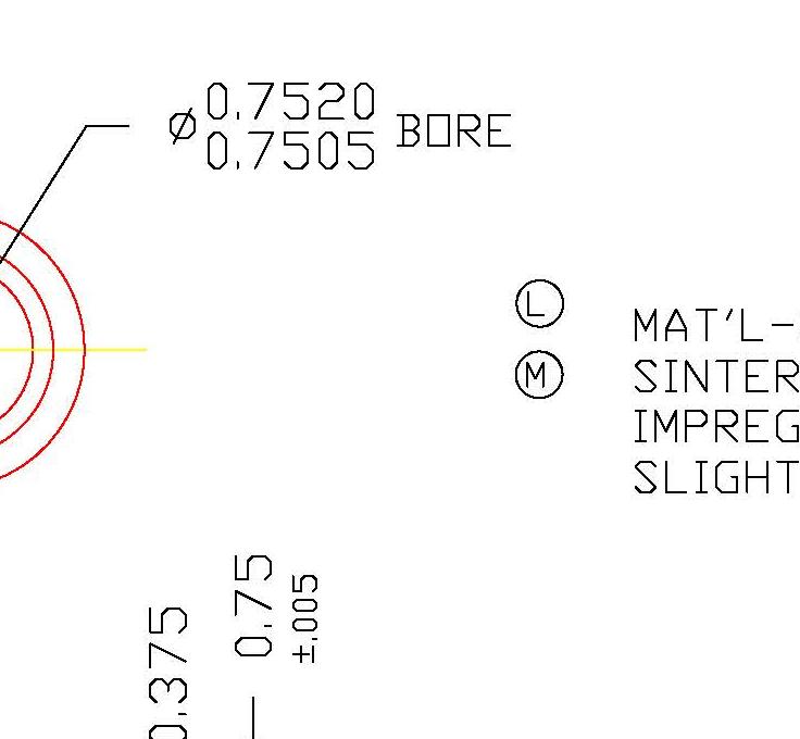 Sintered Iron Spherical Bearing W Series