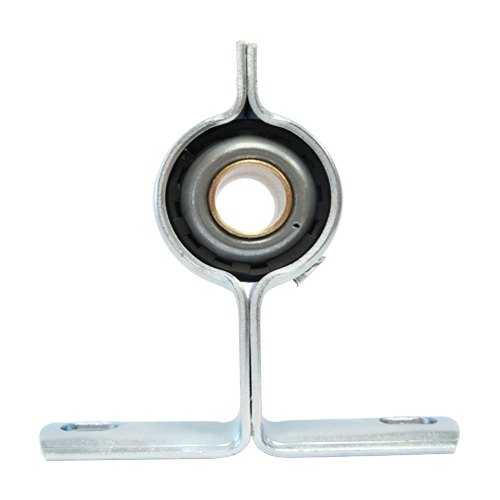 Stamped Steel Bearing Ball Sintered Bronze Bushing 2 Bolt Rubber Mounted Pedestal Bearing with Bushing with Cushion, 11 Gauge -  3/4"