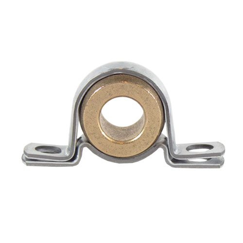Sintered Bronze Bearing Ball 2 Bolt Pillow Block Bearing, 16 Gauge -  3/8"