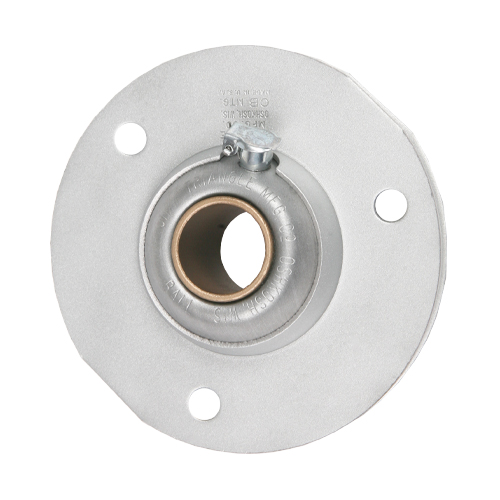 Stamped Steel Bearing Ball Sintered Bronze Bushing 3 Bolt 3 Bolt Flange Bearing with Bushing, 16 Gauge -  5/8"