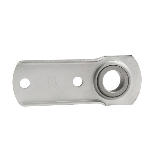 Sintered Iron Bearing Ball 2 Bolt Offset Flange Mounted Bearing, 16 Gauge -  1/2"