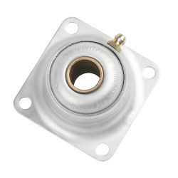 Sintered Bronze with Stamped Steel Ball 4 Bolt Flange Bearing