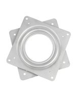 Steel Square Lazy Susan Turntable Bearing, 20 Gauge - 4"
