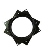 Steel Square Lazy Susan Turntable Bearing, 22 Gauge - 6"