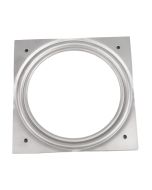 Steel Square Lazy Susan Turntable Bearing, 22 Gauge - 6"