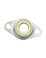 Molded Nylon 2 Bolt Flange Bearing with Ring