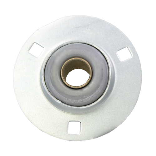 Stamped Steel Bearing Ball Sintered Bronze Bushing 3 Bolt 3 Bolt Flange Bearing with Bushing, 14 Gauge -  3/4"