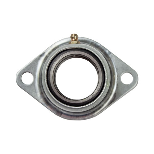 Cast - Machined Iron Bearing Ball 2 Bolt 2 Bolt Flange Bearing, 16 Gauge - 1 3/8"