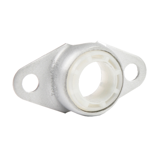 Molded Nylon Bearing Ball 2 Bolt 2 Bolt Flange Bearing, 16 Gauge -  5/8"