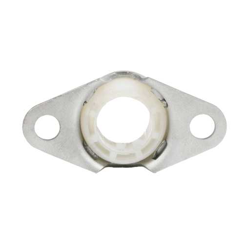 Molded Nylon Bearing Ball 2 Bolt 2 Bolt Flange Bearing, 16 Gauge -  1/2"