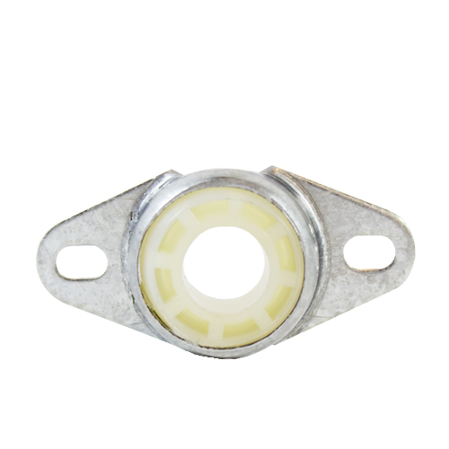 Molded Nylon Bearing Ball 2 Bolt 2 Bolt Flange Bearing, 16 Gauge -  1/2"